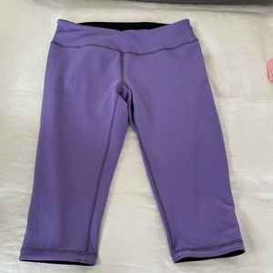 Zella reversible cropped workout tights